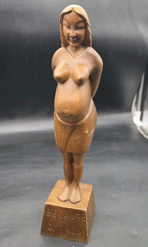 Bellissima statua legno - in, di
