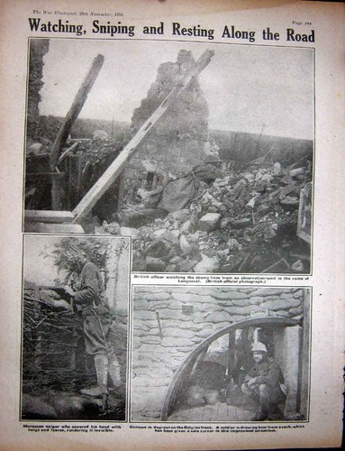 Vecchia stampa antica ww1 1916 - vecchia,