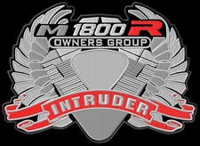 Toppa per tifosi Suzuki Intruder M1800R Owners Group XL iron-on patch