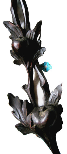 Frutta foglie liberty legno - foglie,