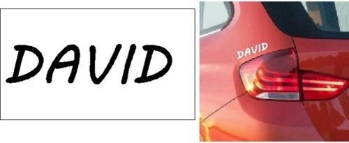 David adesivo vinile - david,, in