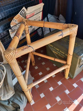 Tavolino Bambù Vintage anni