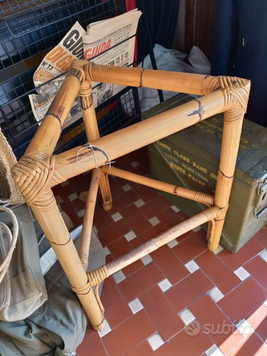 Tavolino bambù vintage - bambù, anni