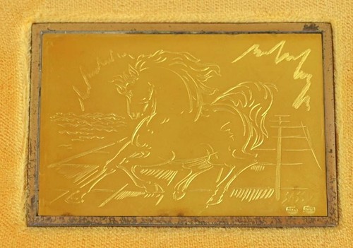 Targa cavallo aligi sassu - targa,