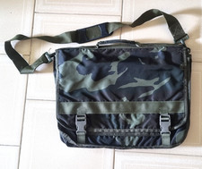 Borsa Porta Computer Documenti Mimetica Camo Woodland Militare Esercito