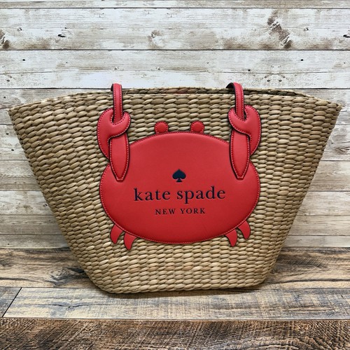 Borsa grande in paglia - 🦀,
