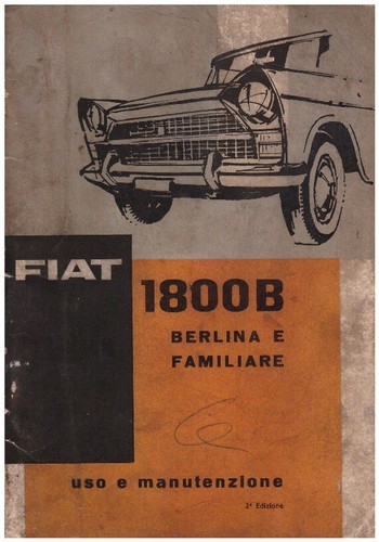 Fiat 1800 1962 uso - ,