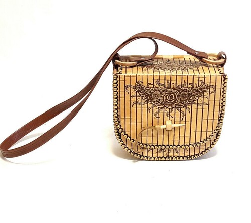 Borsa donna corteccia di - corteccia,