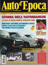 Auto d'Epoca - anno XXII (255) - n. 11 novembre 2005 - periodico mensile -