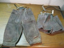 2 alte Kinder Lederhosen 60er
