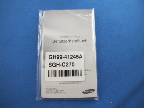 Samsung sgh c270 manuale - sgh-c270,