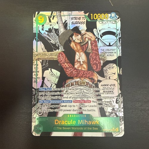 Dracule mihawk manga op14 - mihawk, op14-119