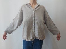 Camicia donna italiana beige