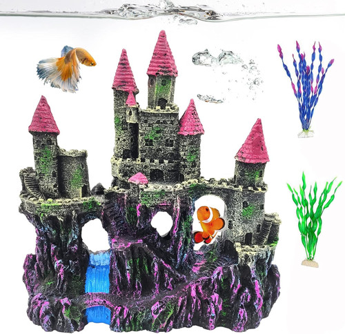 Castello per acquario - castello, resina