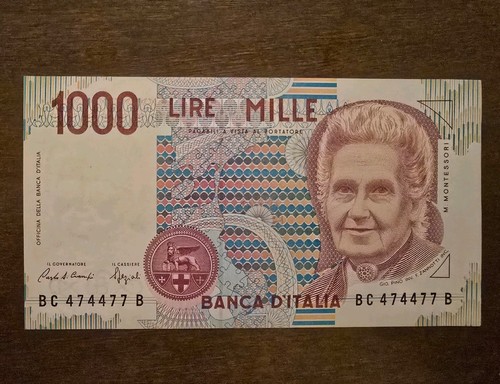 Banconota mille 1000 - 1000, lire