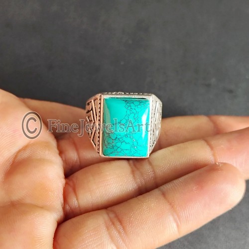 Natural turquoise gemstone - natural, 925