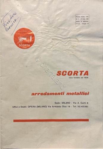 Pubblicità brochure scorta - brochure,