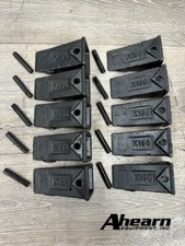 Confezione 10 Denti Secchio X156 Include ROLL PINS per Escavatore Scavo Secchi