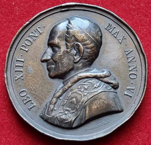Medaglia annuale 1881 - annuale, papa