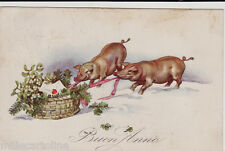 #METLICOVITZ: 1924-DUE MAIALINI "BUON ANNO"