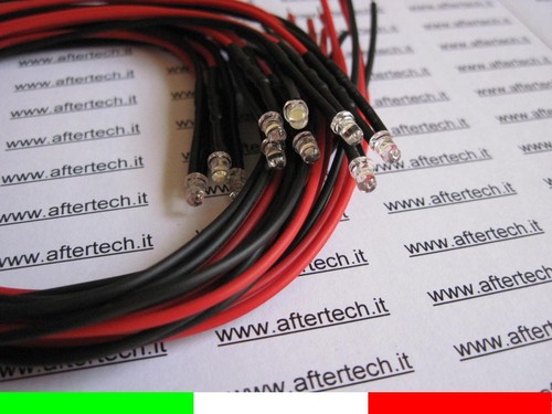 Led bianchi 3mm 000mcd - 3mm, 20.000mcd
