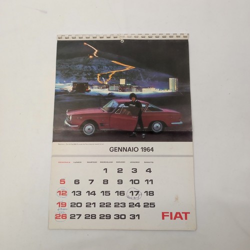 Calendario fiat anno 1964 - fiat,