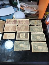 Lotto banconote lire regno - 11,