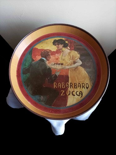Vassoio metallo rabarbaro - vassoio,