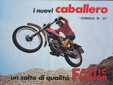 depliant, brochure FANTIC MOTOR CABALLERO 125 RC VINTAGE-ENDURO -MOTOITALIANE