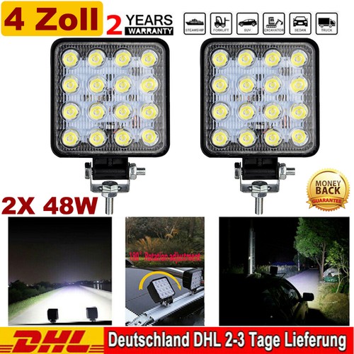 Faro lavoro 48w led - 2x,
