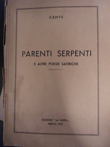Cantu parenti serpenti altre - cantu, e