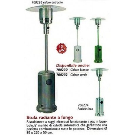 Termopatio stufa gas fungo - termopatio,
