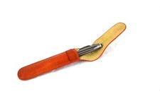 portapenne vera pelle made in