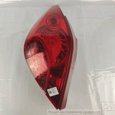 6350Y7 Fanale post. SX PEUGEOT 207 1.6 HDi FAP (66Kw) Ber 3p/d/1560cc