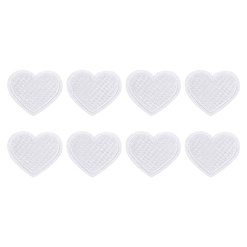 Pezzi per patch ricamo cuore - pezzi,