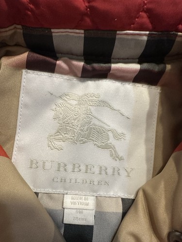 Cappotto rosso burberry - cappotto,