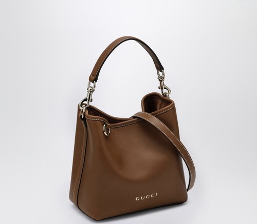 Borsa secchiello cuoio gucci - borsa,