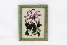 Antico dipinto con fiori di