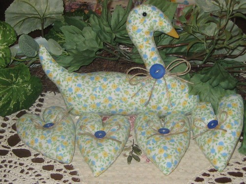 Decorazione country cigno - decorazione, 4