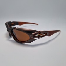 Oakley Plate Vintage Y2K Gorpcore Sunglasses Brown Polarized Lens