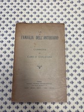 LA FAMIGLIA DELL'ANTIQUARIO, CARLO GOLDONI, SOC. EDITRICE INTERNAZIONALE, 1924