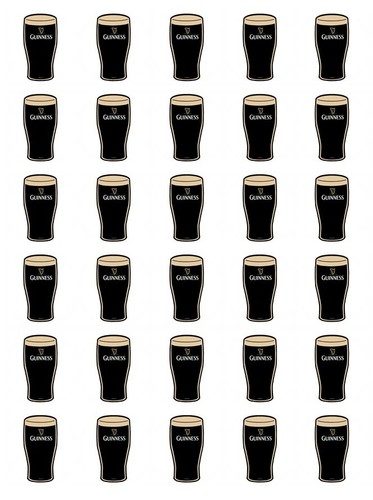 Topper commestibili guinness - topper,