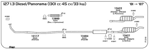 Tubo collettore marmitta - tubo,