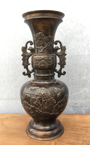 Antico vaso bronzo 1900 asia - bronzo,