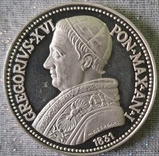 Moneta Papa Gregorio XVI -