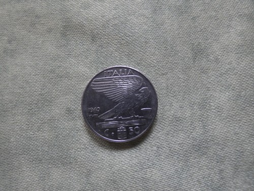 Moneta lira cent vittorio - moneta, 50