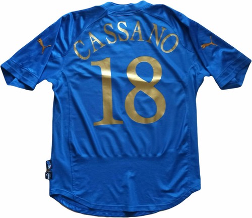 Maglia cassano 2004 italia - cassano,