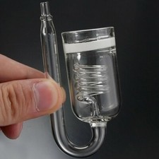 Erogatore di CO2 per ACQUARIO in Vetro con Spirale a Serpentina e Contabolle