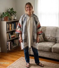 Poncho 100 lana - poncho, 100%