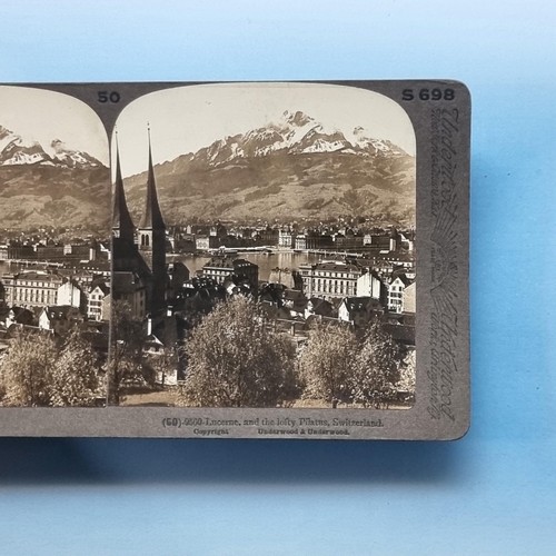 Lucerne stereoview c1895 real - stereoview,